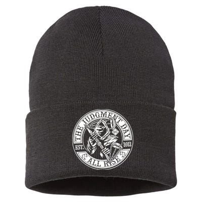 The Judgment Day Est 2024 Sustainable Knit Beanie