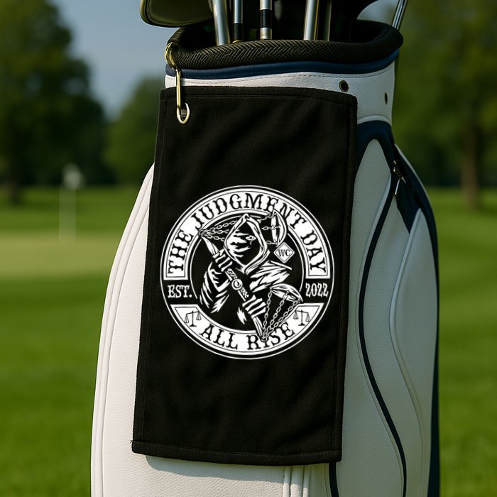 The Judgment Day Est 2024 Golf Towel