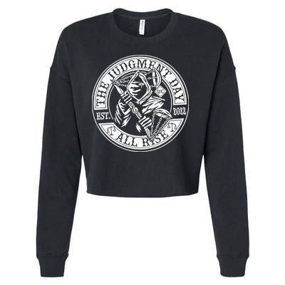The Judgment Day Est 2024 Cropped Pullover Crew