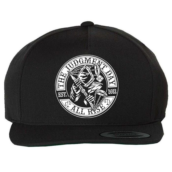 The Judgment Day Est 2024 Wool Snapback Cap