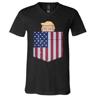 Trump J D Vance 2024 V-Neck T-Shirt