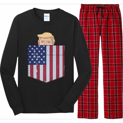 Trump J D Vance 2024 Long Sleeve Pajama Set