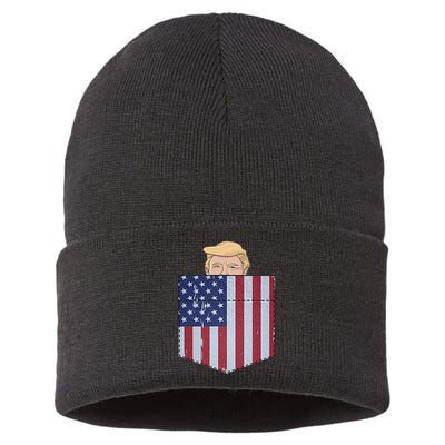 Trump J D Vance 2024 Sustainable Knit Beanie