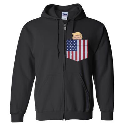 Trump J D Vance 2024 Full Zip Hoodie