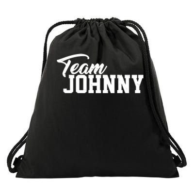 Team Johnny Depp Drawstring Bag