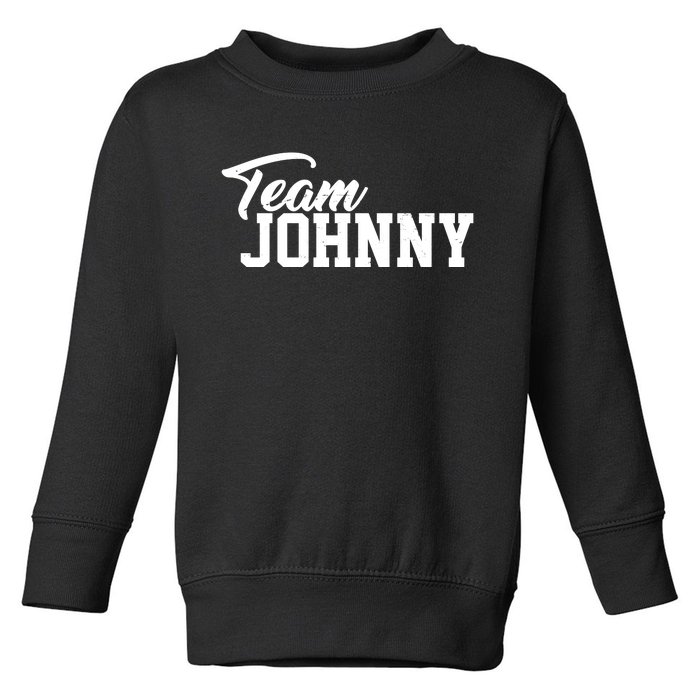 Team Johnny Depp Toddler Sweatshirt