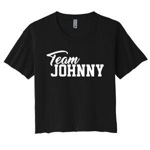 Team Johnny Depp Women's Crop Top Tee