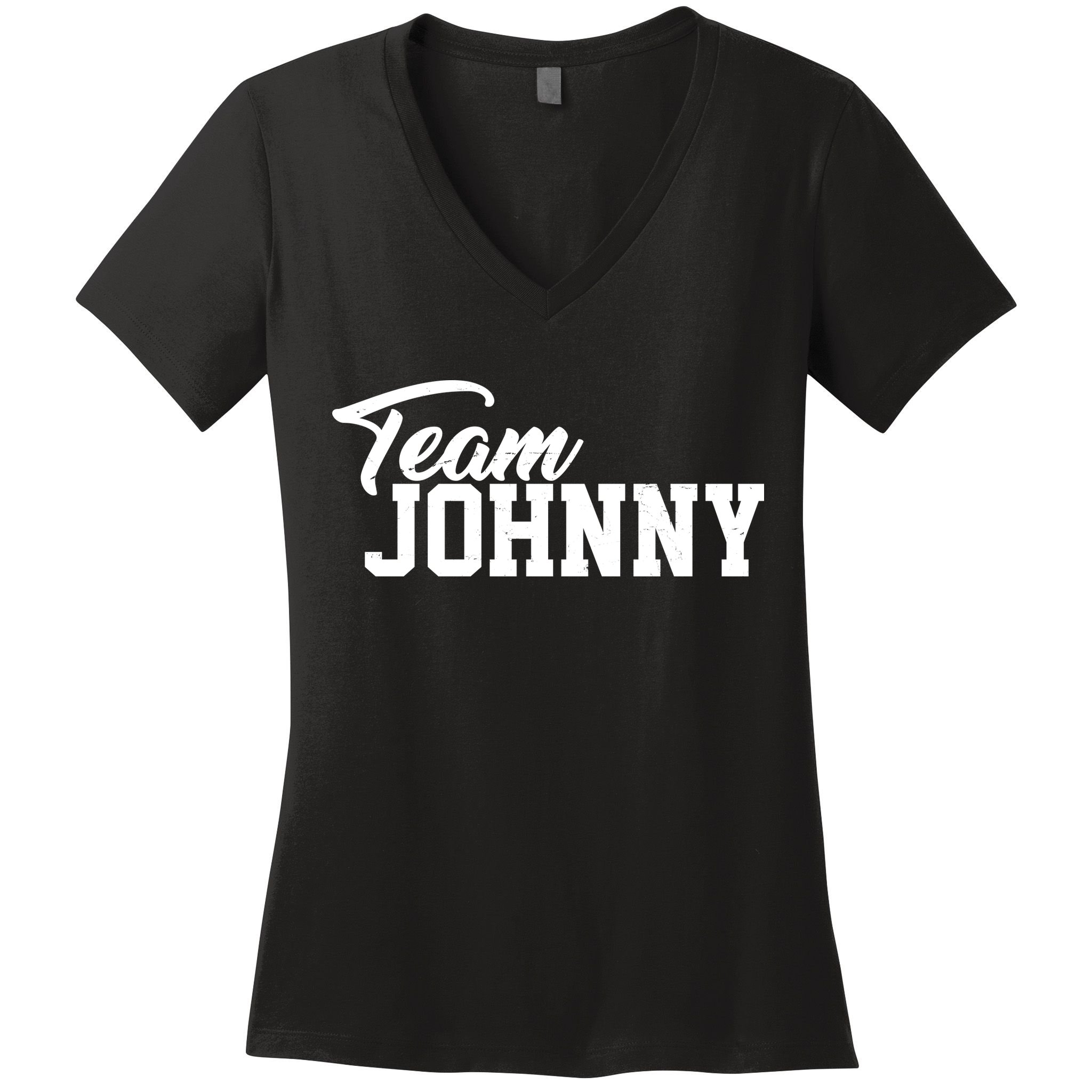 Team Johnny Depp Women's V-Neck T-Shirt