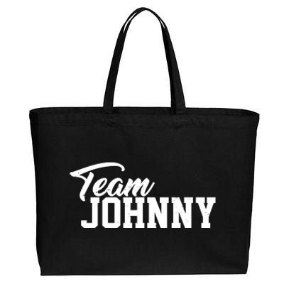 Team Johnny Depp Cotton Canvas Jumbo Tote