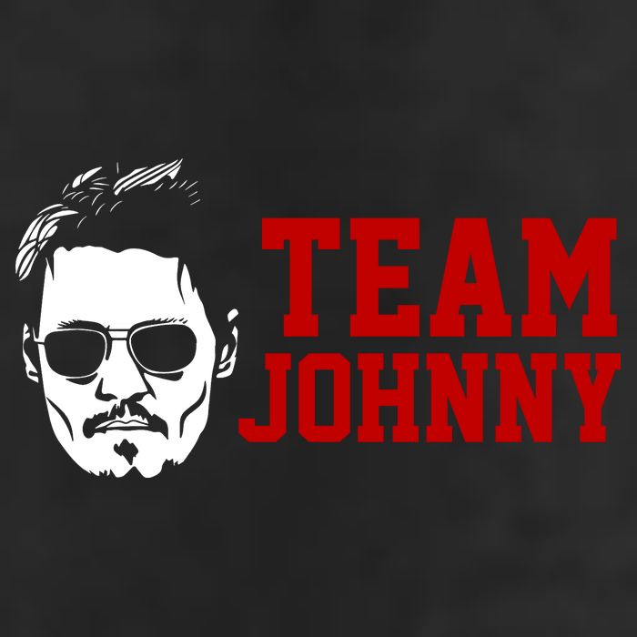 Team Johnny Depp 7 Panel Mesh Trucker Snapback Hat
