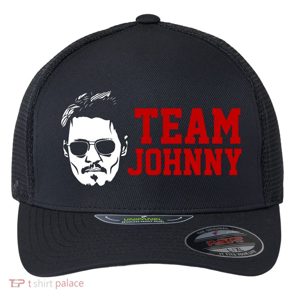 Team Johnny Depp Flexfit Unipanel Trucker Cap