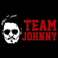 Team Johnny Depp Drawstring Bag