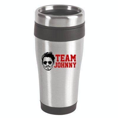 Team Johnny Depp 16oz Travel Tumbler