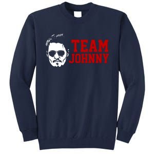 Team Johnny Depp Tall Sweatshirt