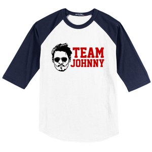 Team Johnny Depp Baseball Sleeve Shirt