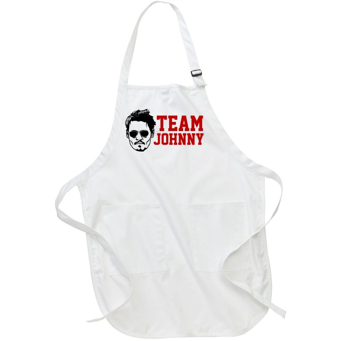 Team Johnny Depp Full-Length Apron With Pockets