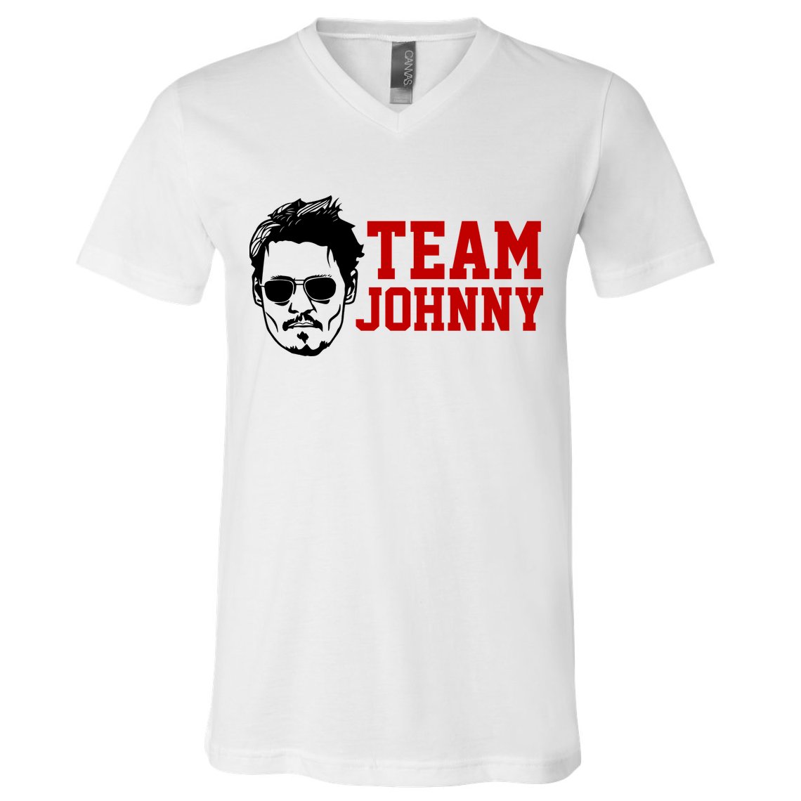 Team Johnny Depp V-Neck T-Shirt