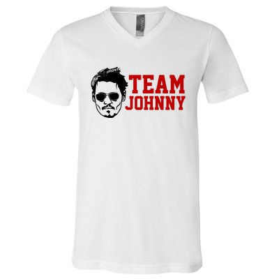 Team Johnny Depp V-Neck T-Shirt