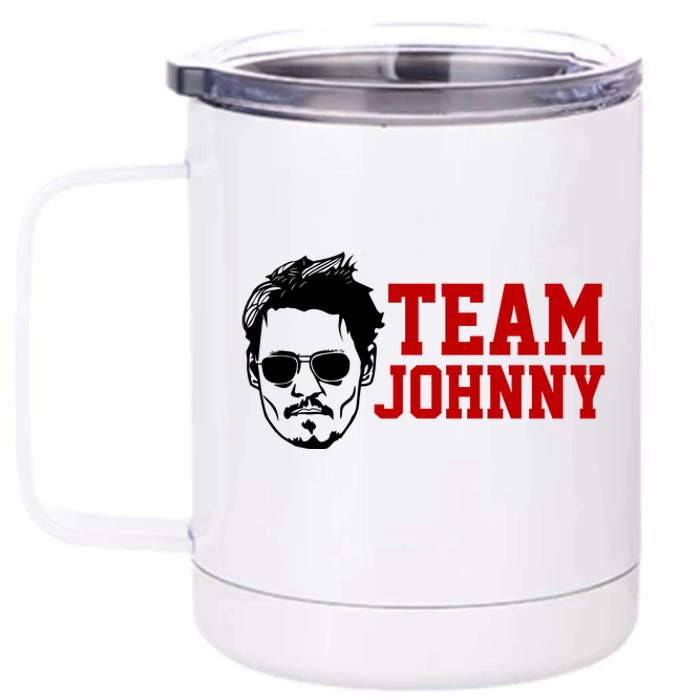 Team Johnny Depp 12 oz Stainless Steel Tumbler Cup