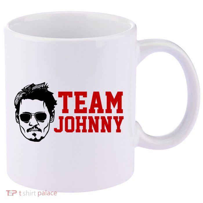 Team Johnny Depp 11oz C Handle Ceramic Mug