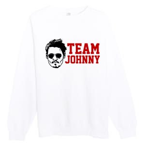 Team Johnny Depp Premium Crewneck Sweatshirt