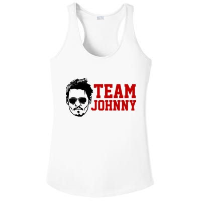 Team Johnny Depp Ladies PosiCharge Competitor Racerback Tank