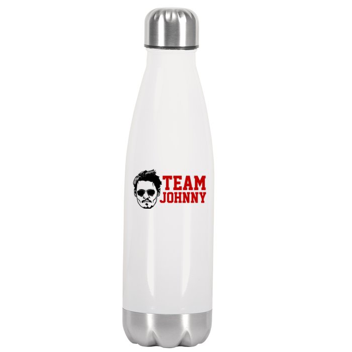 Team Johnny Depp Stainless Steel Insulated Water Bottle