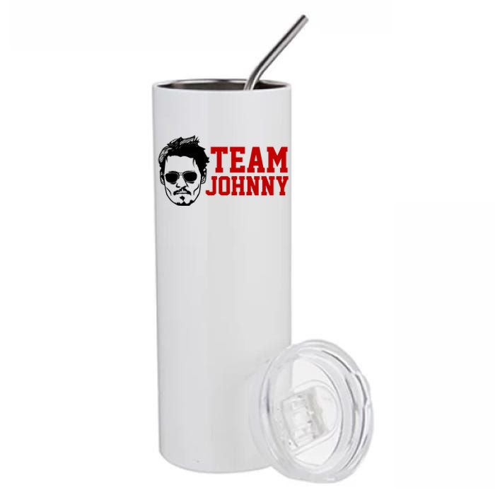 Team Johnny Depp Stainless Steel Tumbler