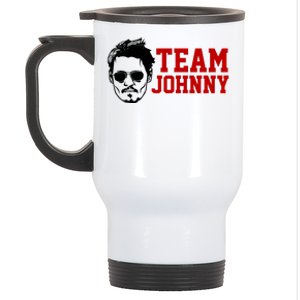 Team Johnny Depp Stainless Steel Travel Mug