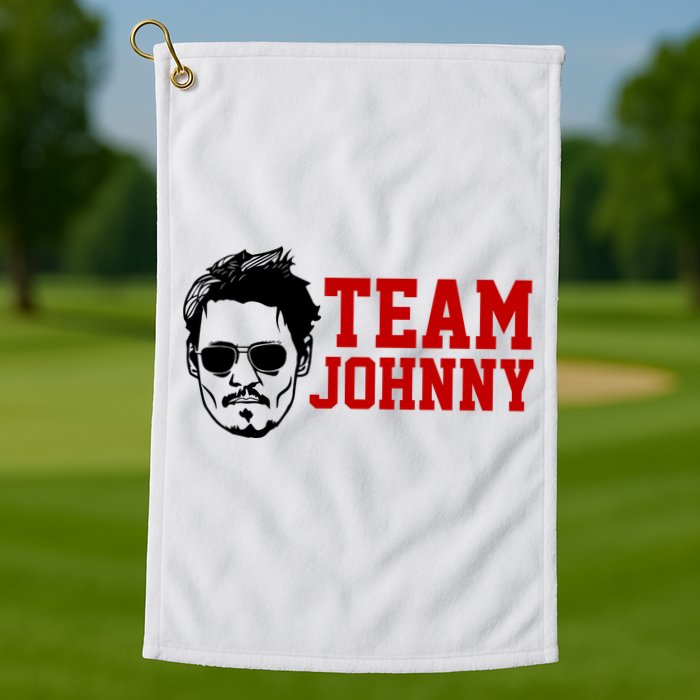 Team Johnny Depp Golf Towel