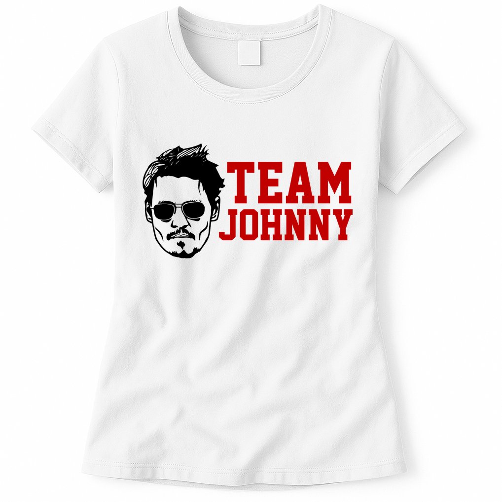 Team Johnny Depp Womens T-Shirt