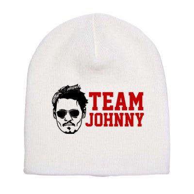 Team Johnny Depp Short Acrylic Beanie