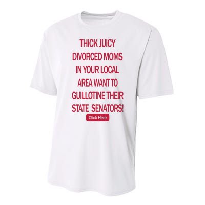 Thick Juicy Divorced Moms In Your Local Area Want To Guillotine Performance Sprint T-Shirt