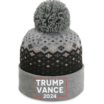 Trump J D Vance 2024 Vice President Election Vote Democrats The Baniff Cuffed Pom Beanie