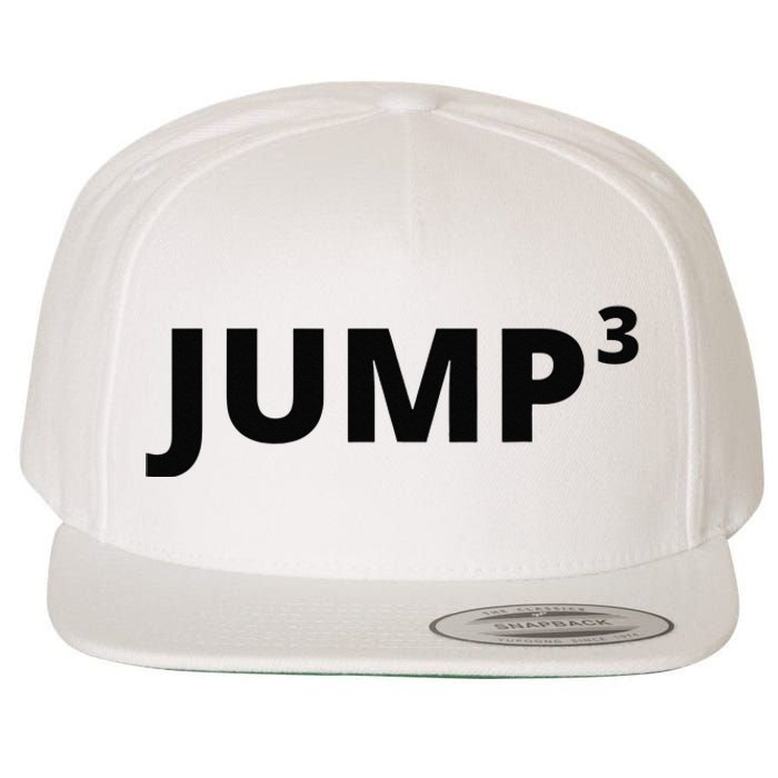 Triple Jump Design for and  Wool Snapback Cap