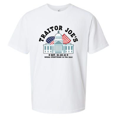 Traitor Joe's EST 01 20 21 Funny Anti Biden Tee Sueded Cloud Jersey T-Shirt