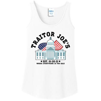 Traitor Joe's EST 01 20 21 Funny Anti Biden Tee Ladies Essential Tank