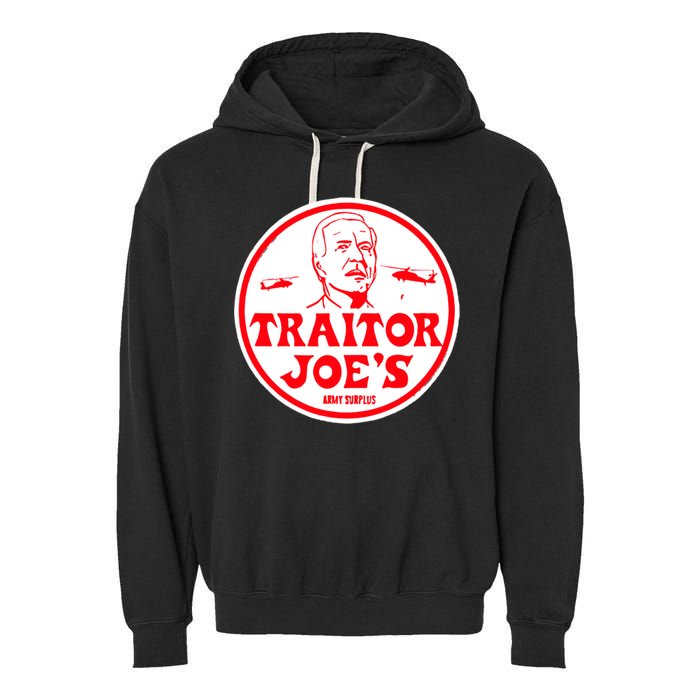 Traitor Joe's Funny Garment-Dyed Fleece Hoodie