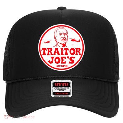 Traitor Joe's Funny High Crown Mesh Back Trucker Hat