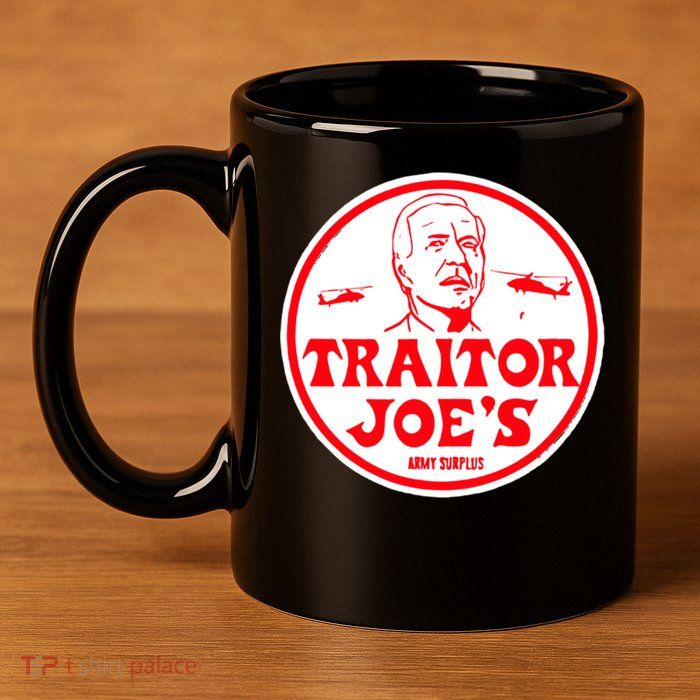 Traitor Joe's Funny 11oz C Handle Ceramic Mug