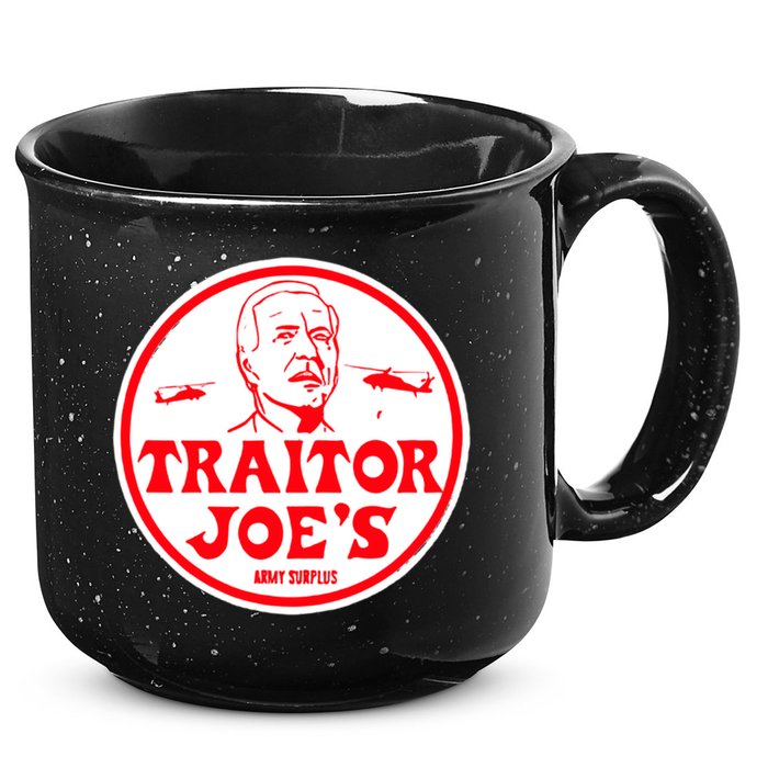 Traitor Joe's Funny 15oz Campfire Ceramic Mug
