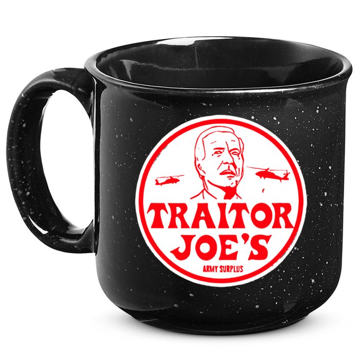 Traitor Joe's Funny 15oz Campfire Ceramic Mug