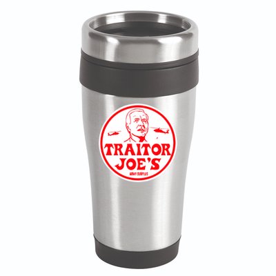 Traitor Joe's Funny 16oz Travel Tumbler