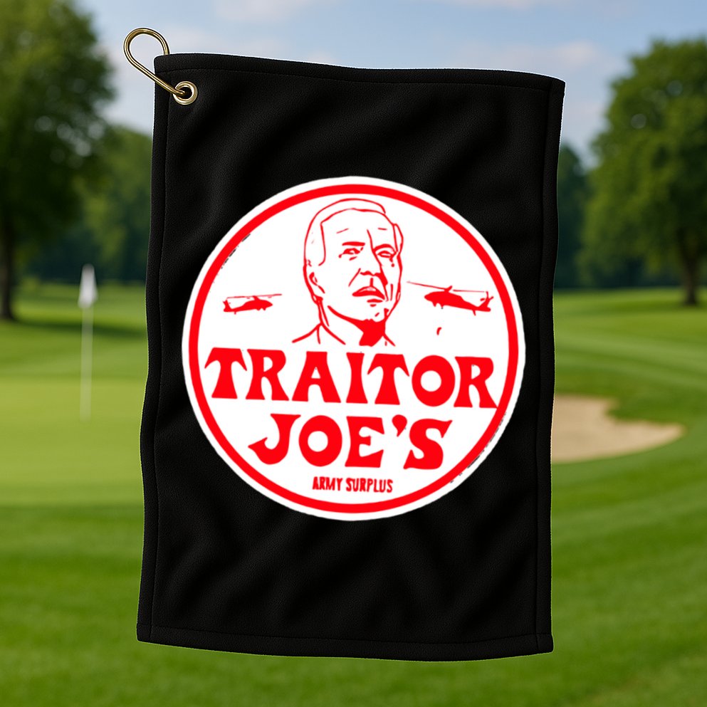 Traitor Joe's Funny Golf Towel
