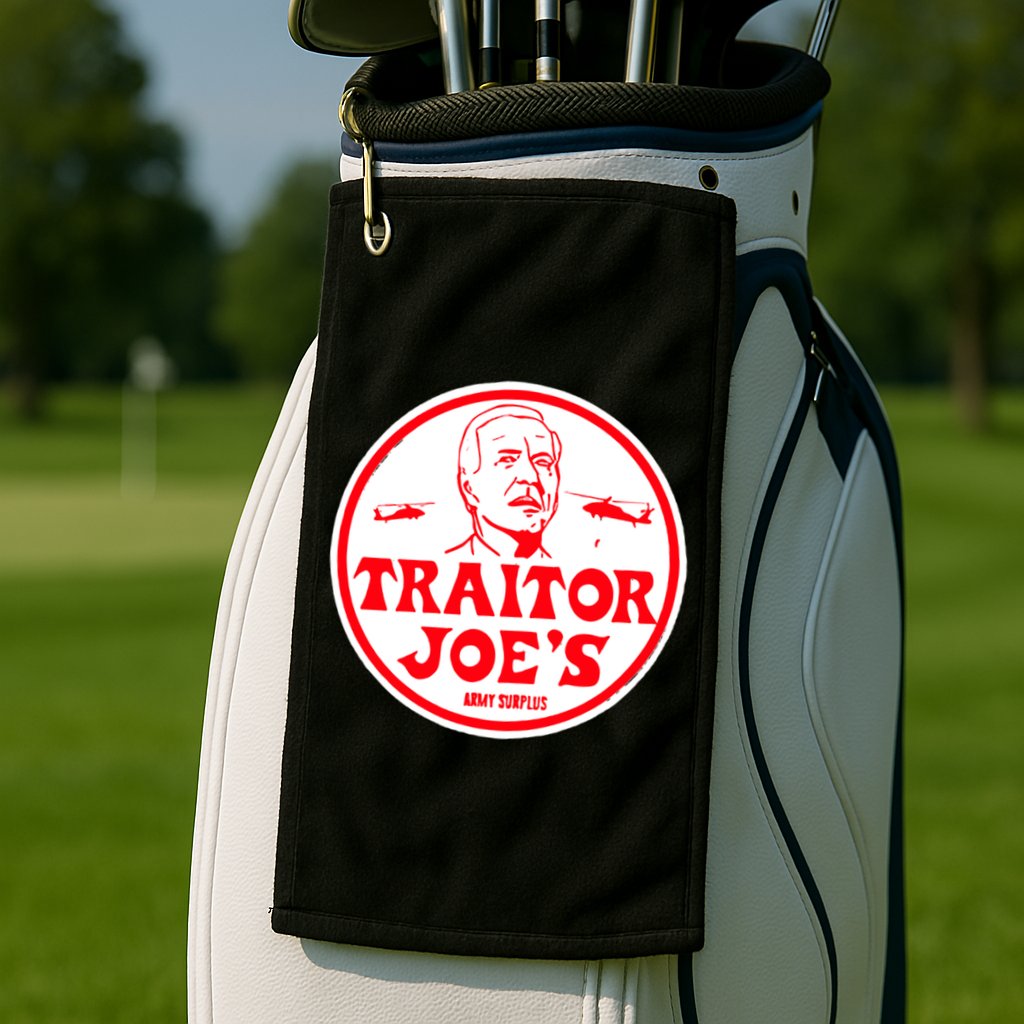 Traitor Joe's Funny Golf Towel