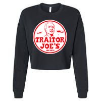 Traitor Joe's Funny Cropped Pullover Crew