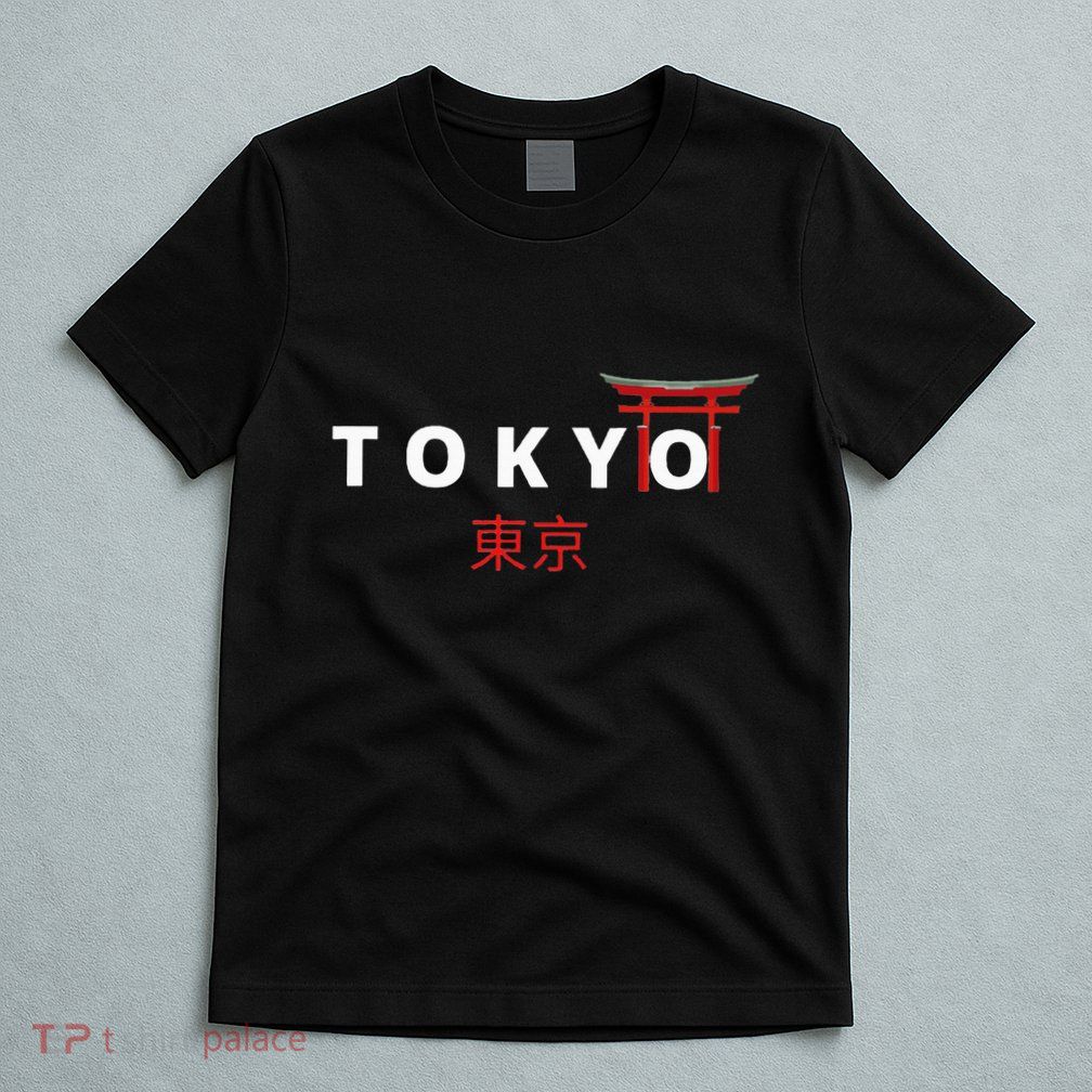 Tokyo Japanese Fonts  Kanji Japan Desing T-Shirt