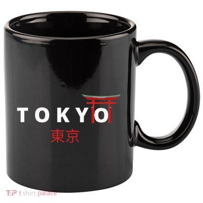Tokyo Japanese Fonts  Kanji Japan Desing 11oz C Handle Ceramic Mug