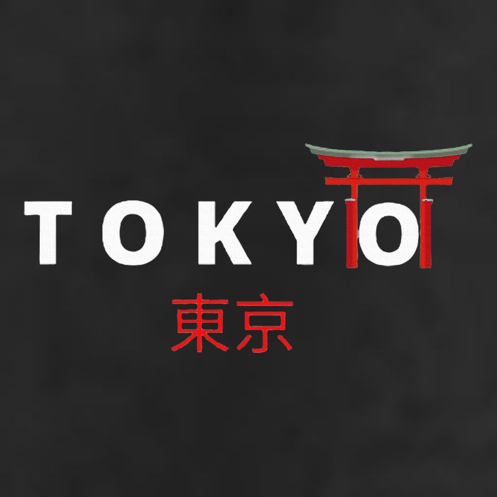 Tokyo Japanese Fonts  Kanji Japan Desing Beanie