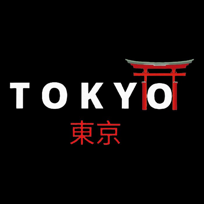 Tokyo Japanese Fonts  Kanji Japan Desing Womens T-Shirt